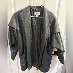 Gallery Black Leather Women's Jacket